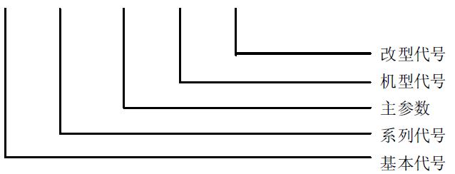 型號(hào)的組成